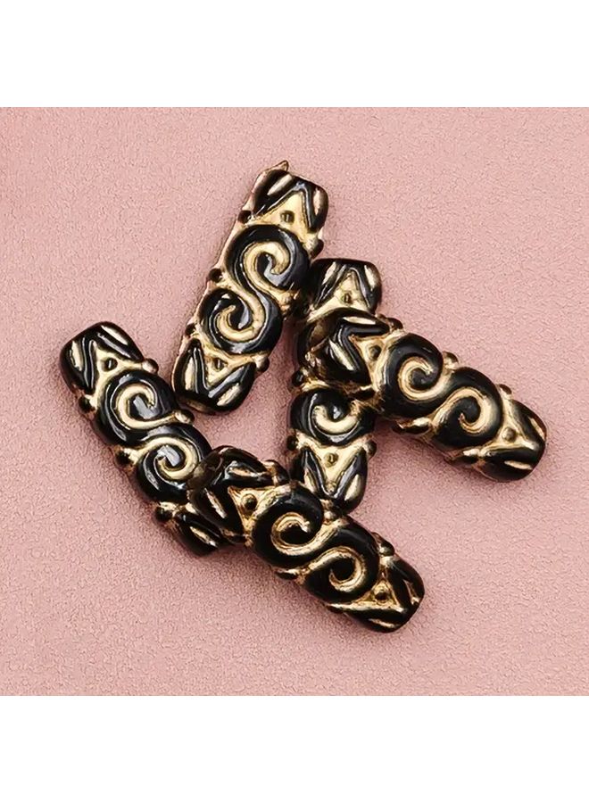 Red Copper On White Square Beads For Jewelry Making Keychains DIY Crafts - Image 3